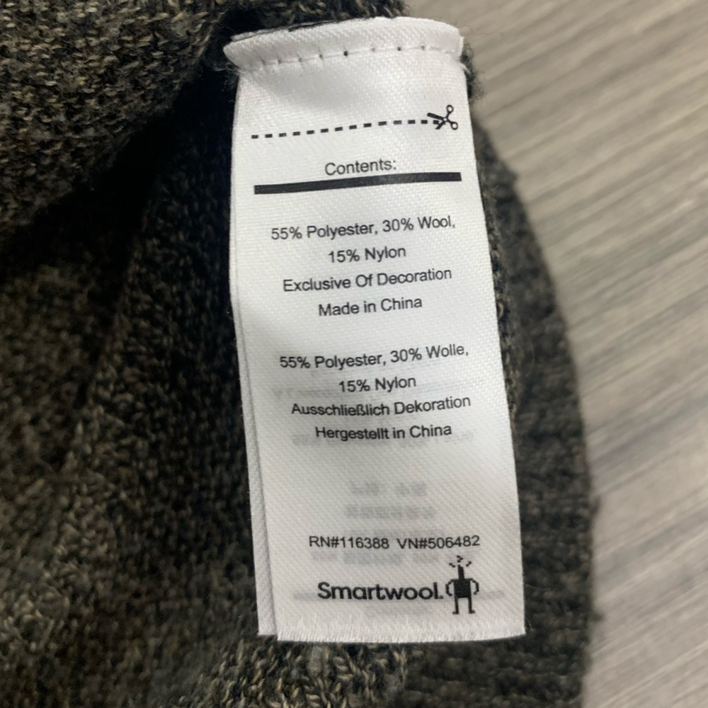 Smartwool Men’s Merino Wool Ripple Ridge Stripe Half Zip Size XL - Picture 7 of 9